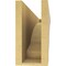 Ekena Millwork 5"W x 30"D x 10"H Thin Moab Rough Cedar Woodgrain TimberThane Corbel, Primed Tan CORUR05X30X10MOARCPR - alternate 3
